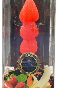 ディルド【いいねこれ】88ディルド イチゴ strawberry dild ［全長178mm］［最大直径40mm］［吸盤付き］ 吸引と振動でダブルの快感！リラクゼーションを追求する吸引ローター。