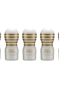 オナホール【テンガ】【FANZA限定】PREMIUM TENGA ORIGINAL VACUUM CUP SOFT 5pcsセット 手軽で清潔！TENGAで安全かつ快適なセルフケアを。