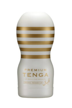 オナホール【オナホ】PREMIUM TENGA ORIGINAL VACUUM CUP SOFT 本物に近い柔らかさ！ソフトオナホールで自然な刺激を楽しむ。