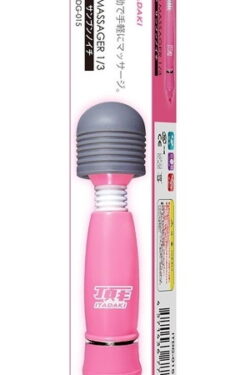 デンマ バイブレーター【ブルブル】デンマ1/3 ピンク［防水仕様］ 振動調整可能なデンマで、自分にぴったりの快感を見つける。