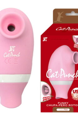 ローター【吸引 クリ】CatPunch F FUNKY CHUPA-PERO ROTOR PINK やさしい吸引で、繊細な快感を与え思わずイッちゃいます！