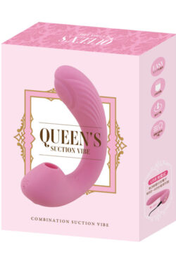 バイブレーター【クリ 吸引】Queen’s rotor suction vibe-クイーンズローター サクションバイブ-［吸引バイブ］ 深いリラクゼーションを約束する。