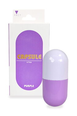 ローター【小型】CAPSULE PURPLE（p-250） 携帯しやすいローターで、外出先でもリラックスと快感を手に入れる。