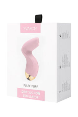 バイブレーター【クリ 吸引】SVAKOM Pulse Pure Pale Pink 女性のために設計された高性能。