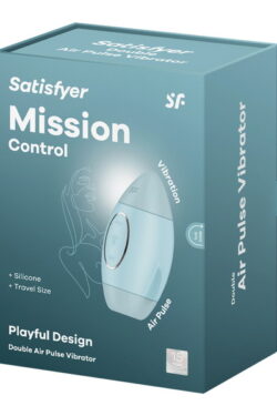 バイブレーター【くりとりす きゅういん】Satisfyer Mission Control Blue 極上のひとときをあなたに。